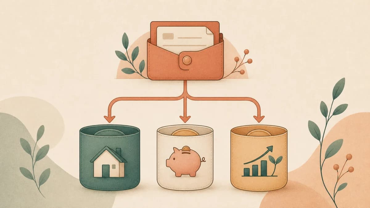 60/30/10, 50/30/20, and the 6-Jar Method: Salary Allocation Compared